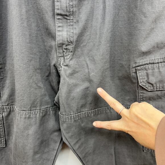 Bundle (2) Wrangler Riggs Workwear Cargo Pants Gray Tan Mens 42x32 - Picture 4 of 8